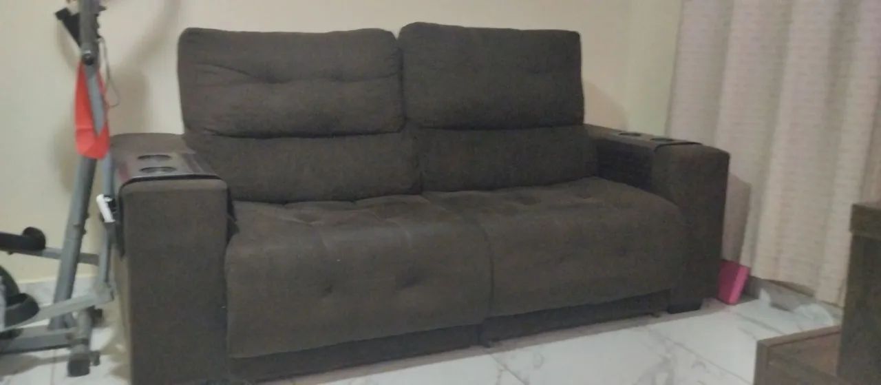 Sofá retrátil 3 lugares - Foto 3