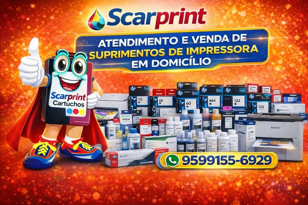 Scarprint venda de tintas toner e cartuchos de impressoras 