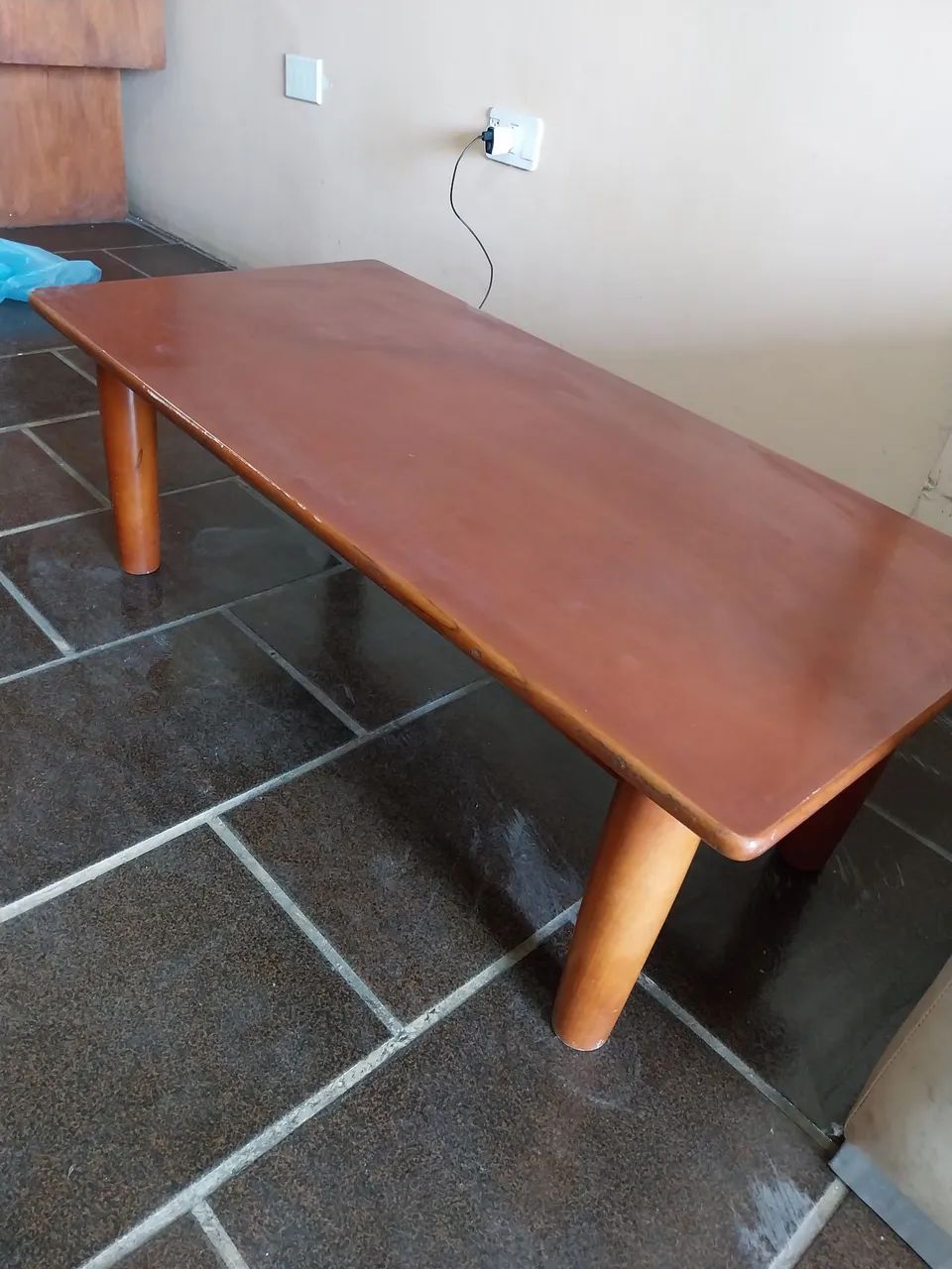 Mesinha de centro de madeira - Oferta Relâmpago!  - Foto 2