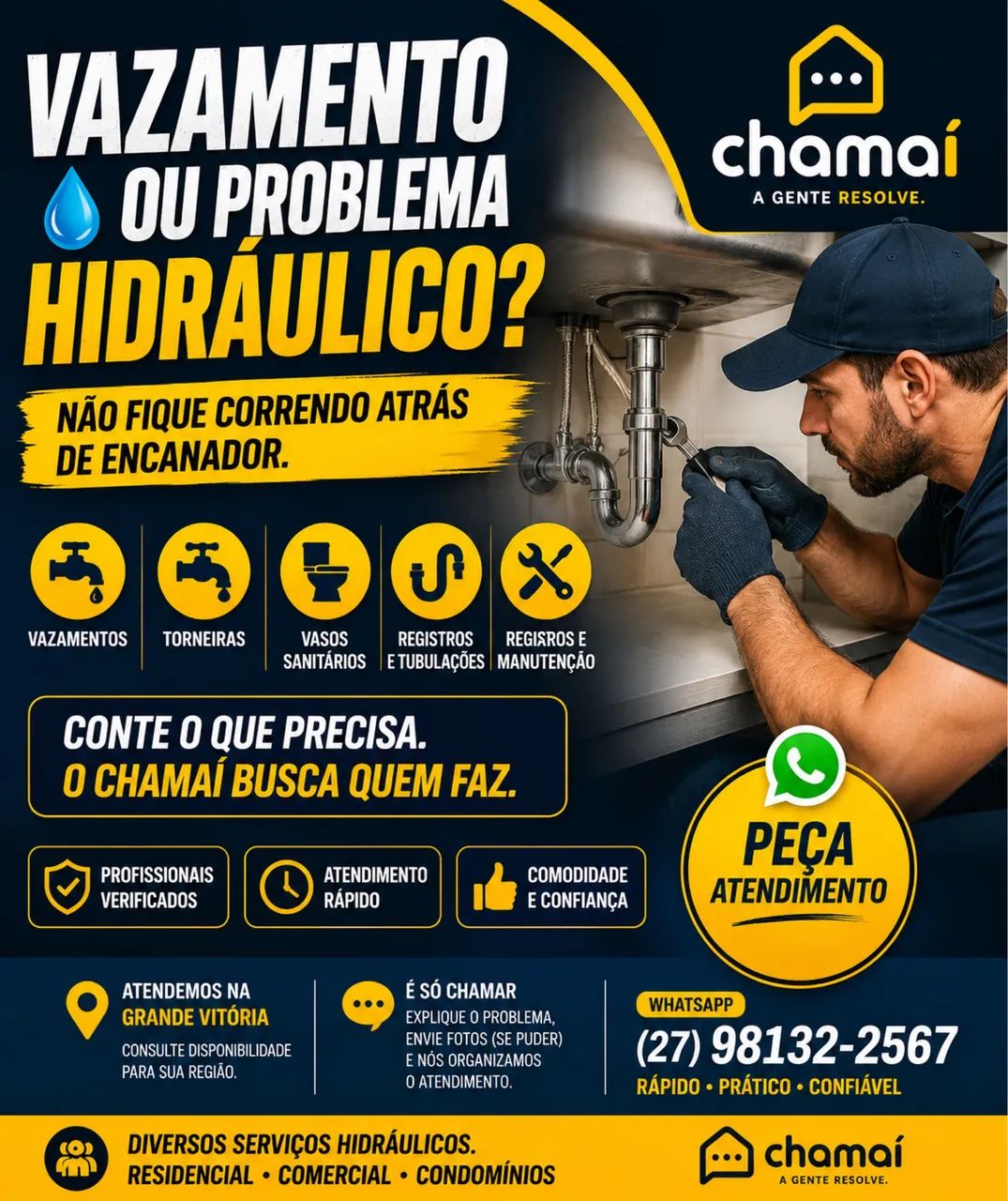 Encanador no Espírito Santo | Vazamentos e Reparos