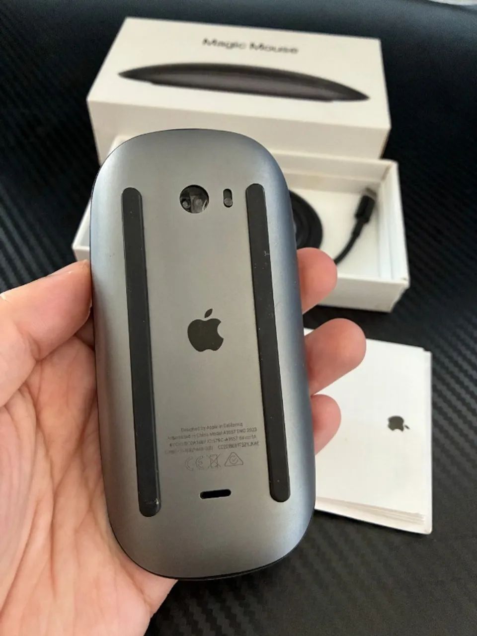 Apple Magic Mouse 2 Preto - Foto 3