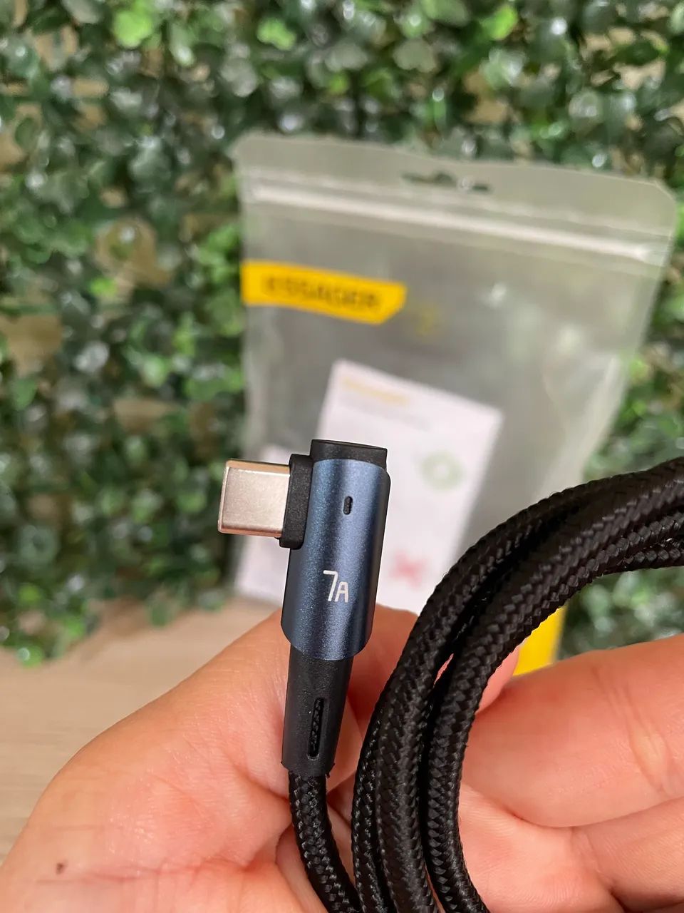 Cabo ESSAGER 90 Graus USB para C 100W 6A - Foto 3