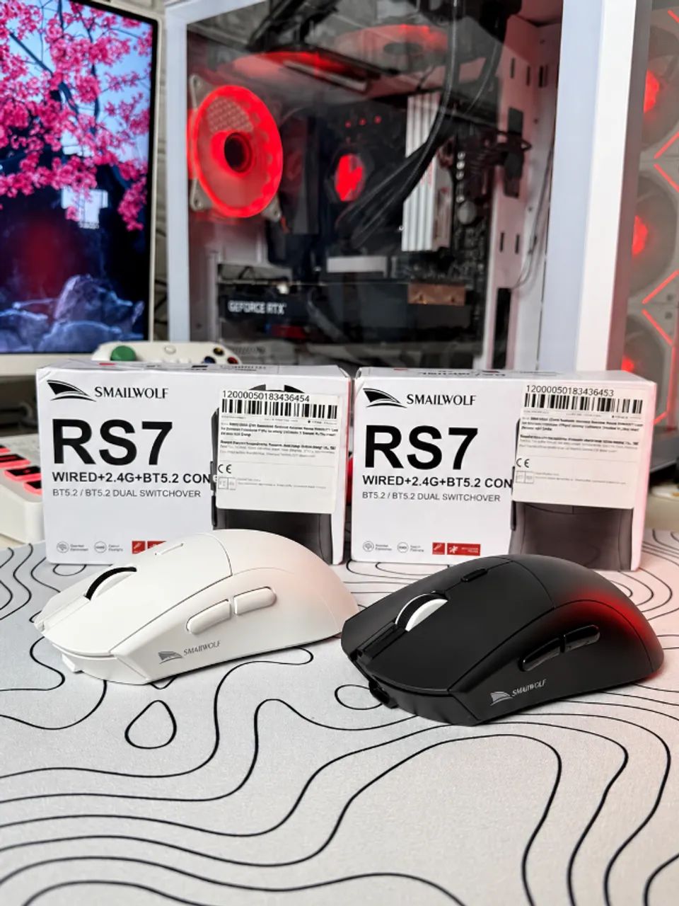 Mouse Gamer Bluetooth SmailWolf RS7 - Foto 2