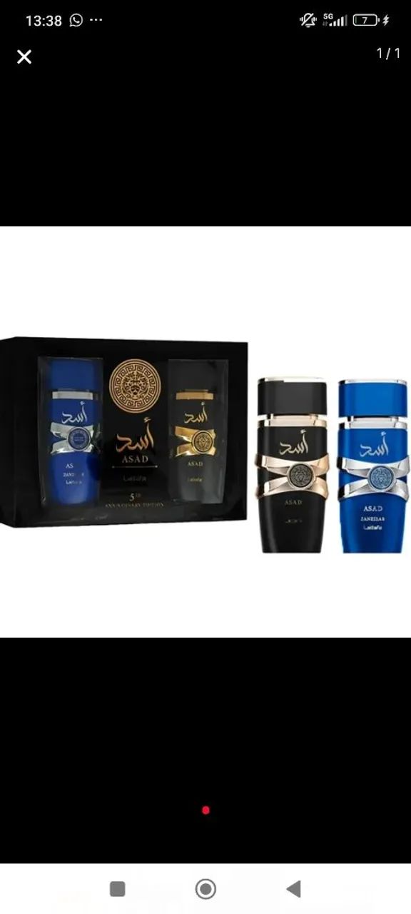 Kit Perfume Asad Lattafa