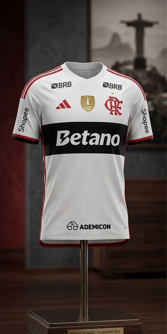 Camisa manto branco flamengo 