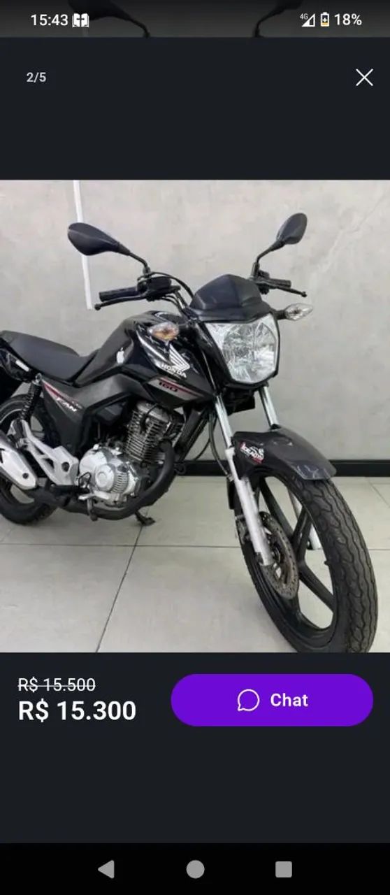Moto fan 2016 venda a vista ou na modalidade de repassi