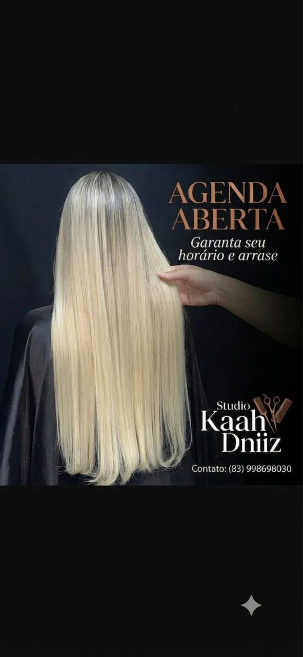 Aplicação de mega na queratina 