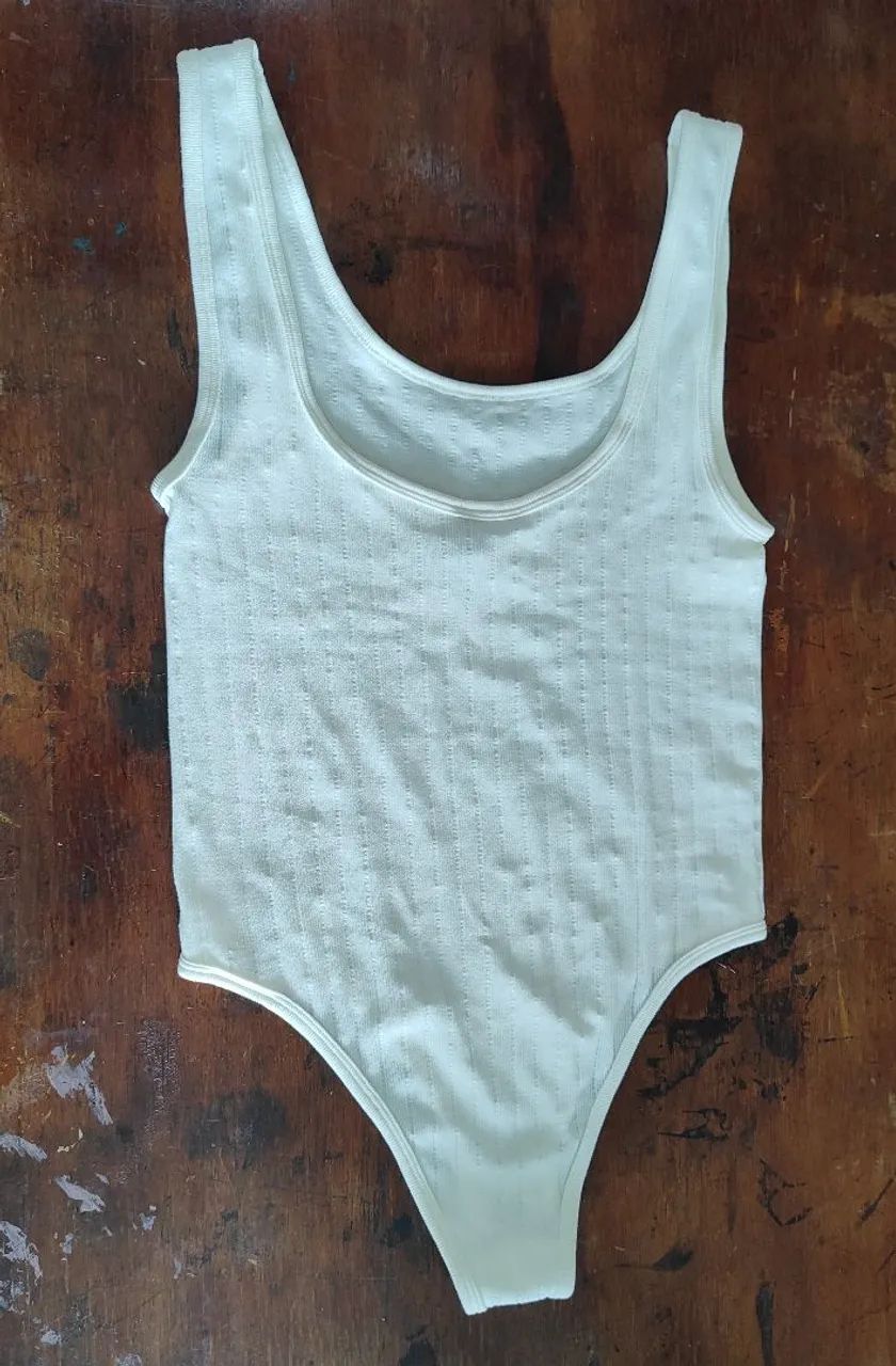 Body off-white P Adulto - Foto 4