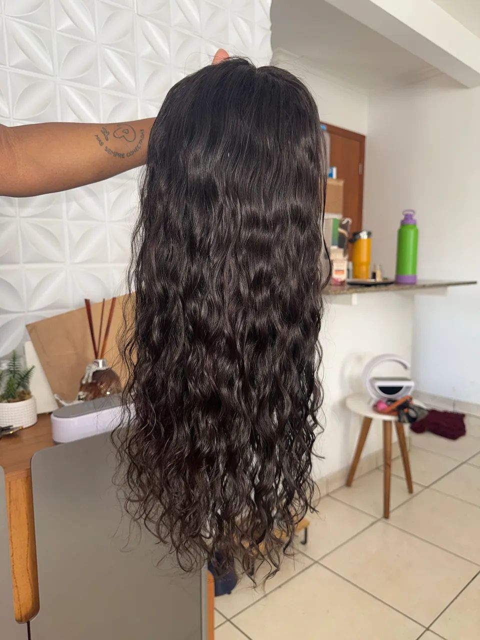 Front lace cabelo humano 65 cm  - Foto 4