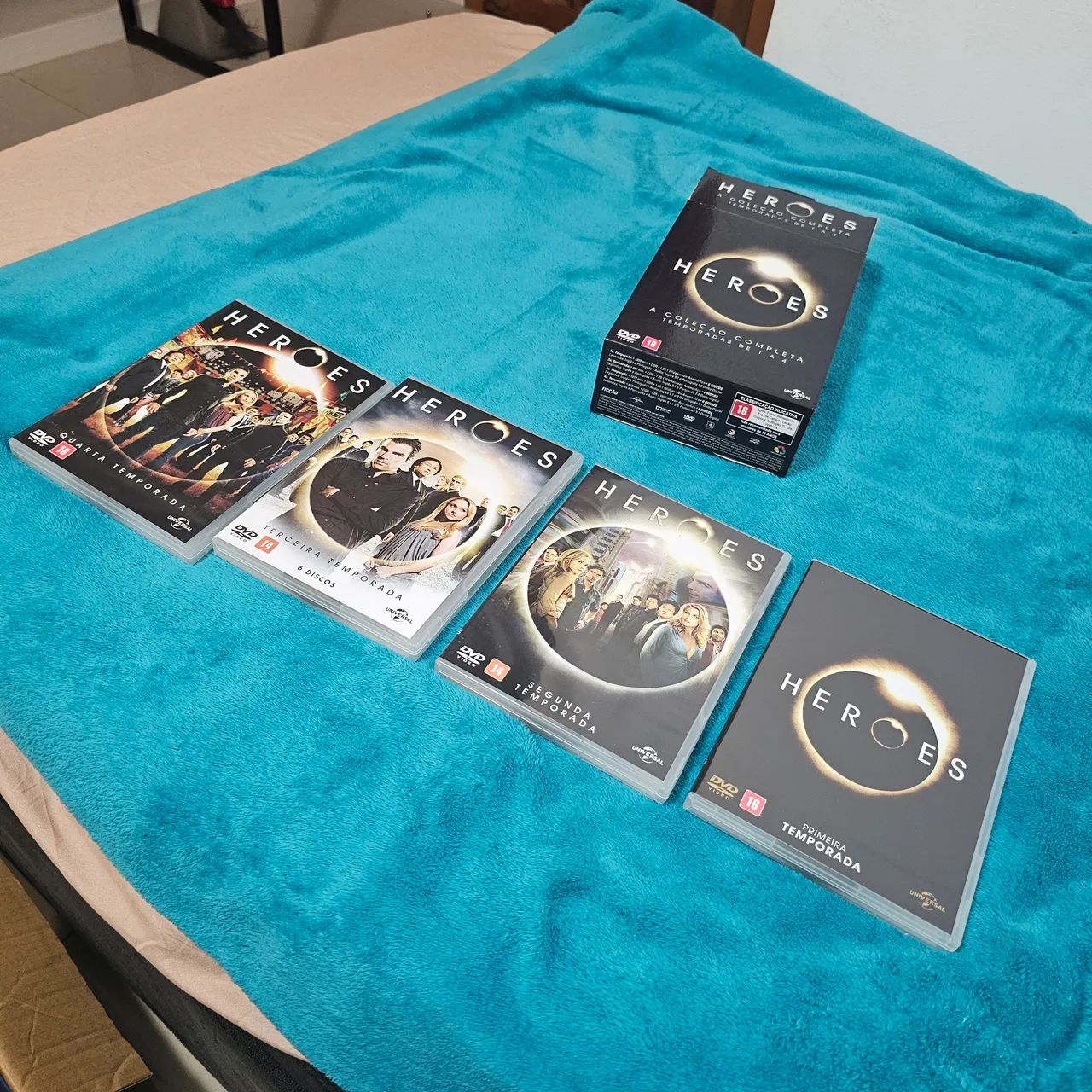 Box serie heroes a coleção completa todas as quatro temporadas