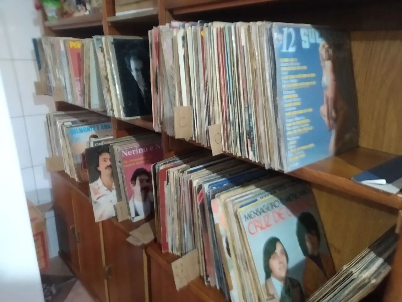 Coleção Discos Vinil LP Sertanejo e Nacionais 705 Discos