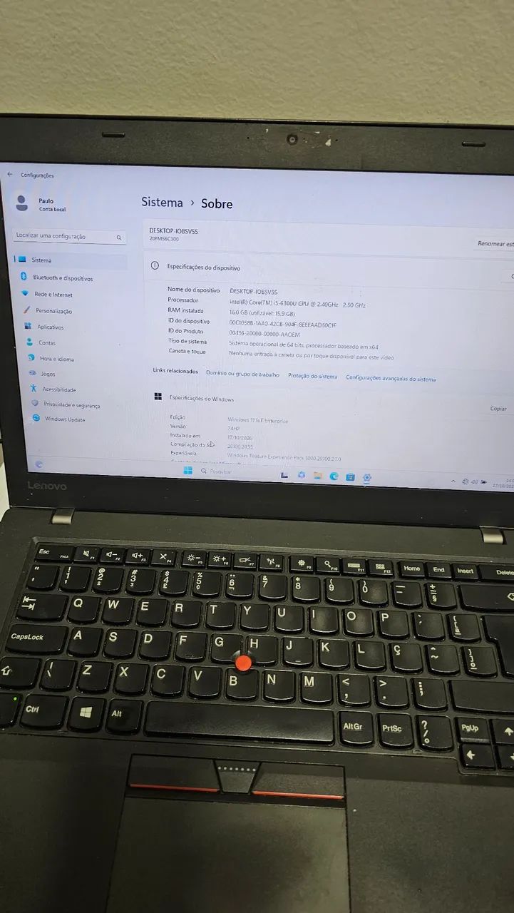 Notebook T460 - Foto 3