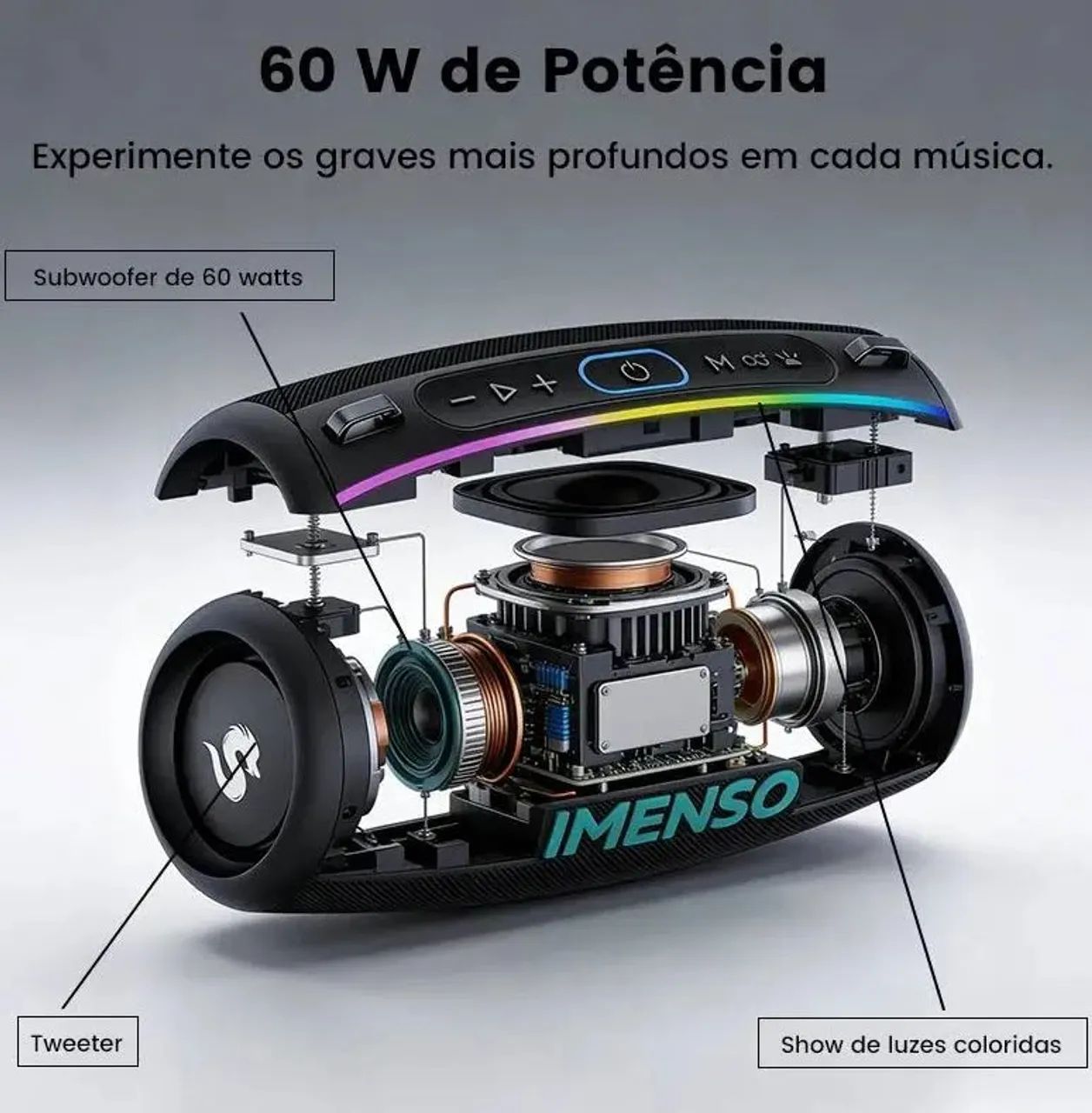 caixa de som imenso  - Foto 3