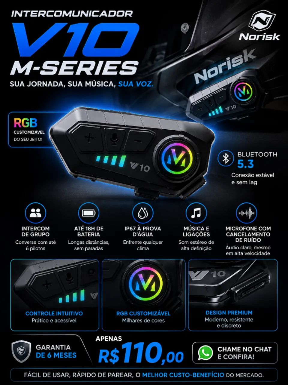 Intercomunicador V10 M-SERIES  - Foto 2