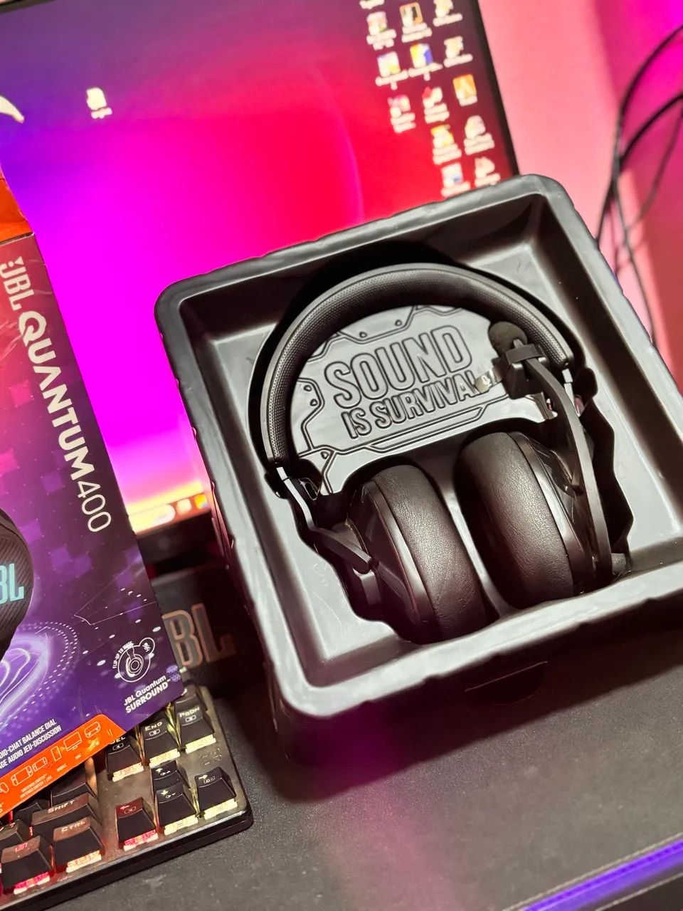 Headset JBL Quantum 400 - Foto 4