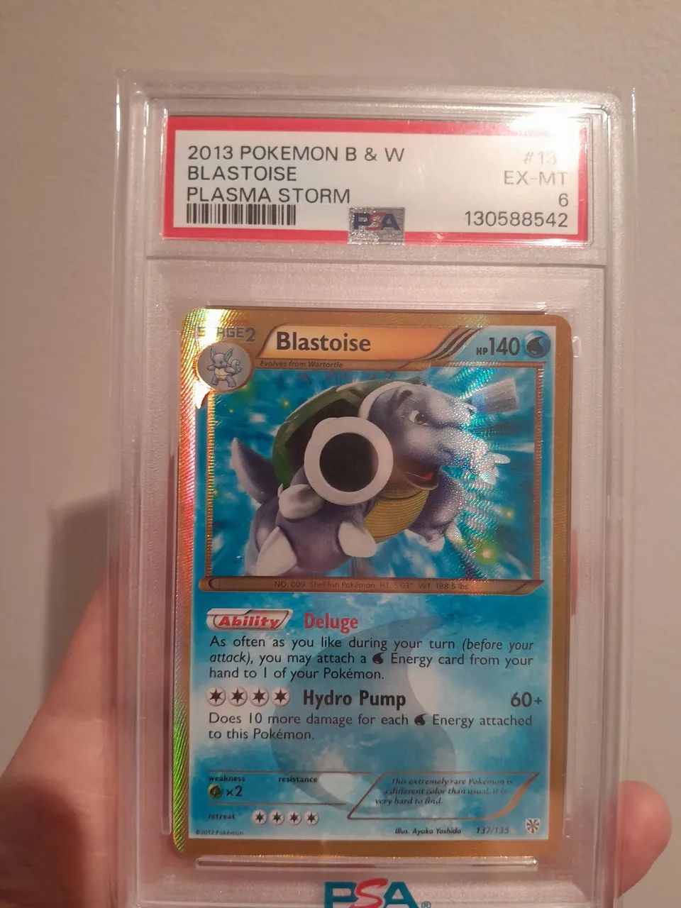 Carta Pokemon Blastoise Plasma Storm  - Foto 2