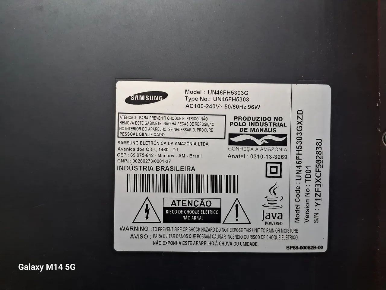 Vendo TV Samsung com defeito, placa queima da - Foto 3