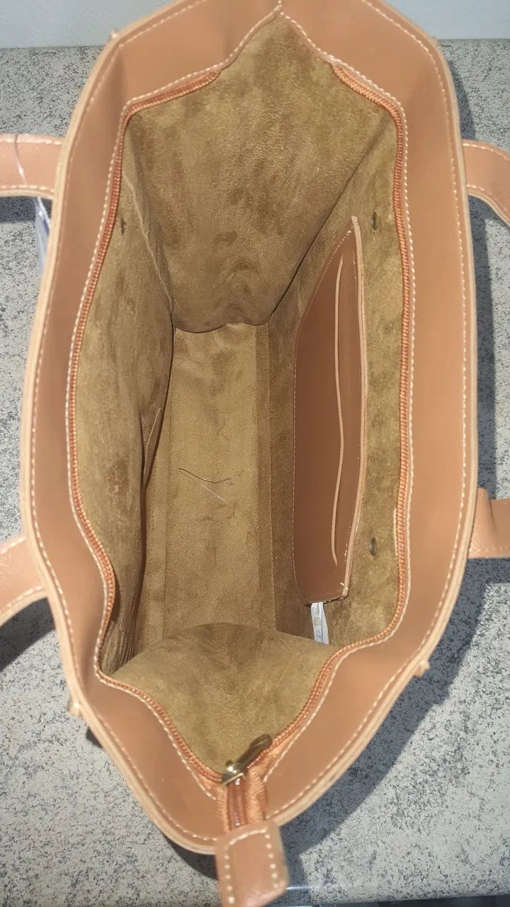 Bolsa grande em sintético  - Foto 4