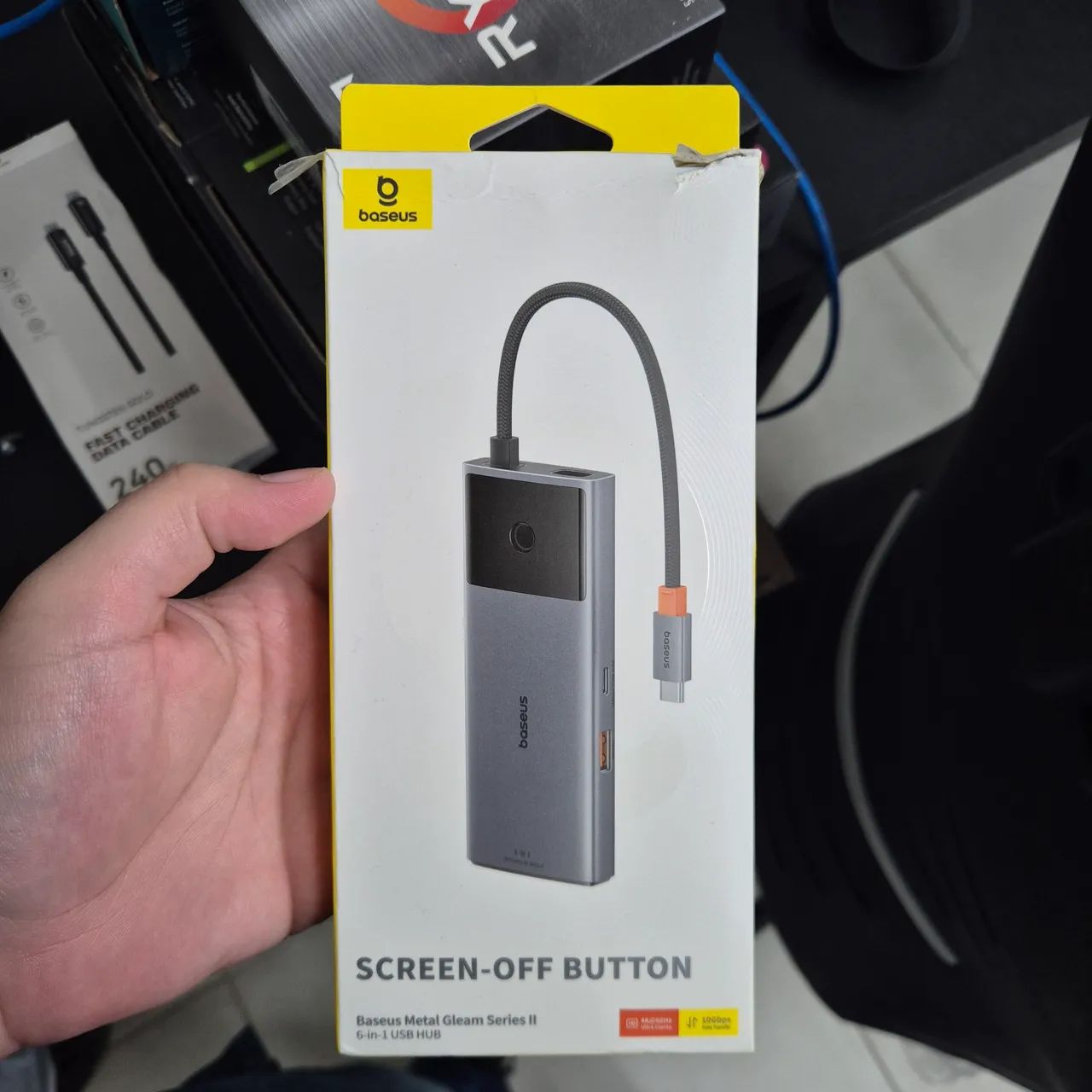 Hub Baseus USB-C PD 100W 10gbps