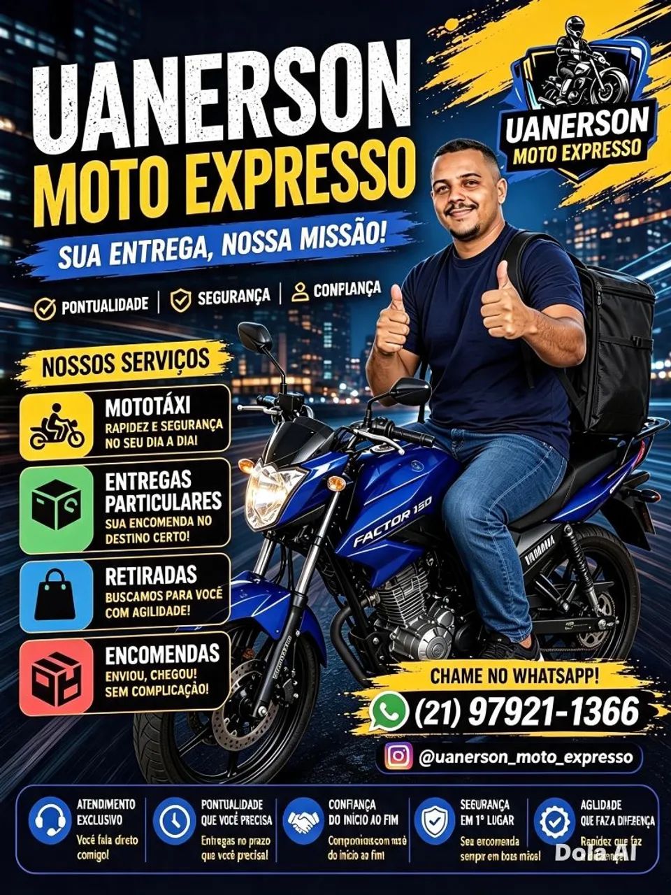 MOTOBOY  PARTICULAR ENTREGAS E RETIRADAS