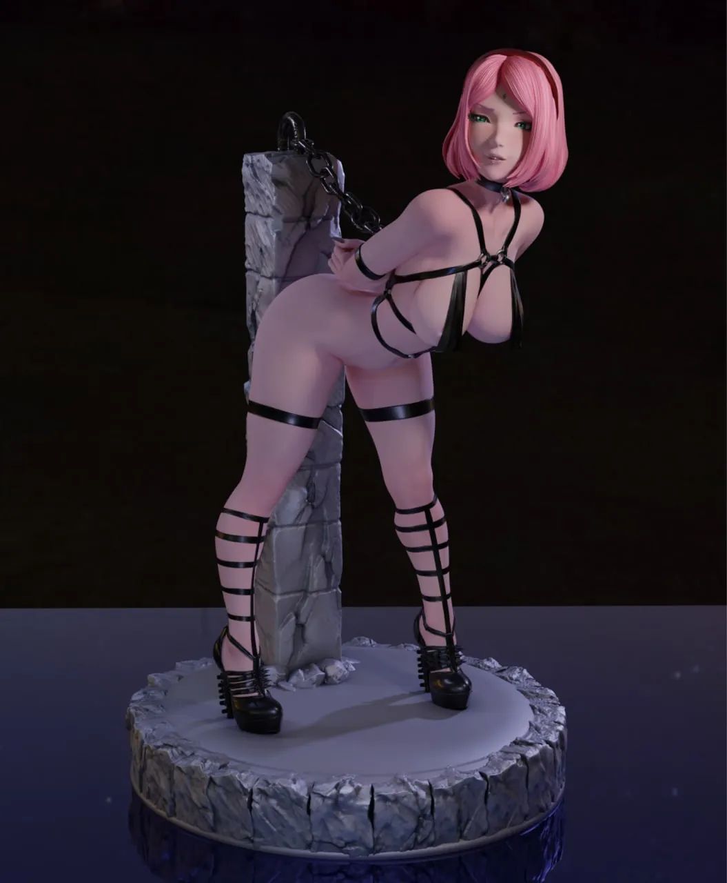 Figure Sakura NSFW escala 1:6 colecionável  - Foto 3