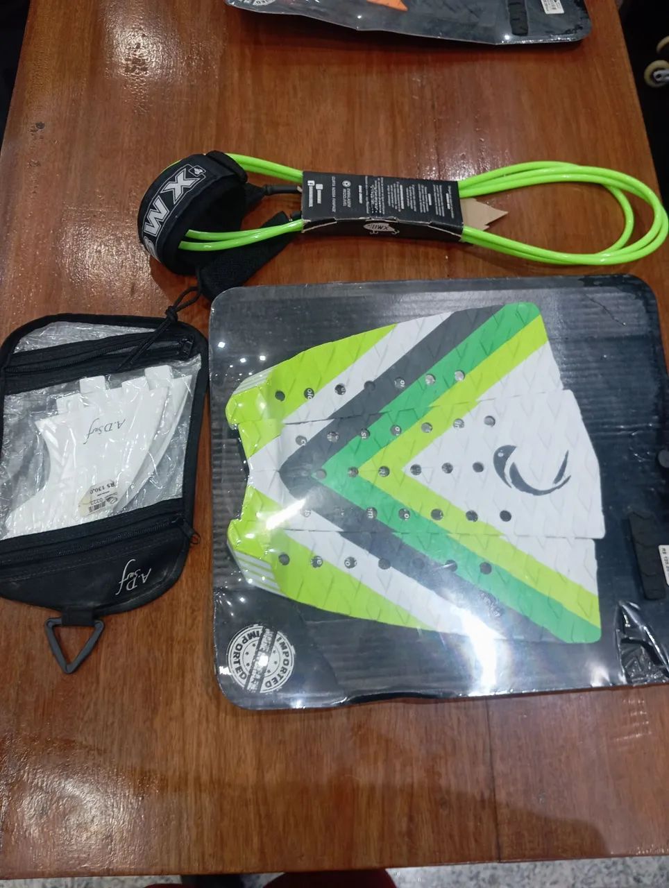 Kit Surf Deck, quilha e cordinha 