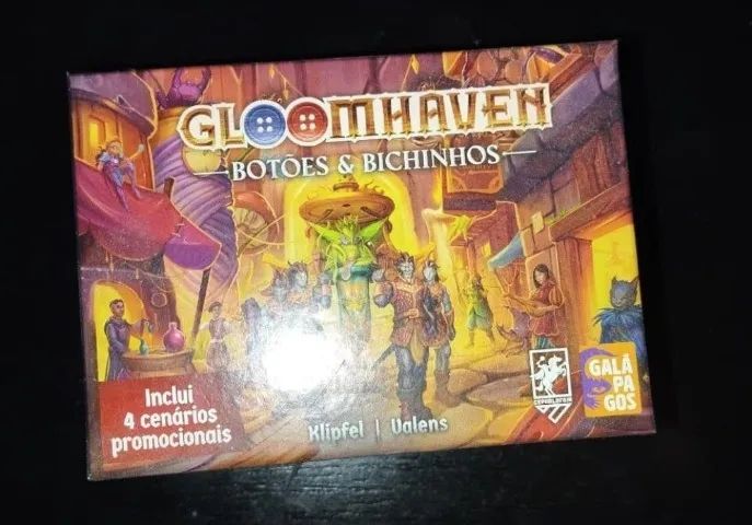 Gloomhaven botoes e bichinhos