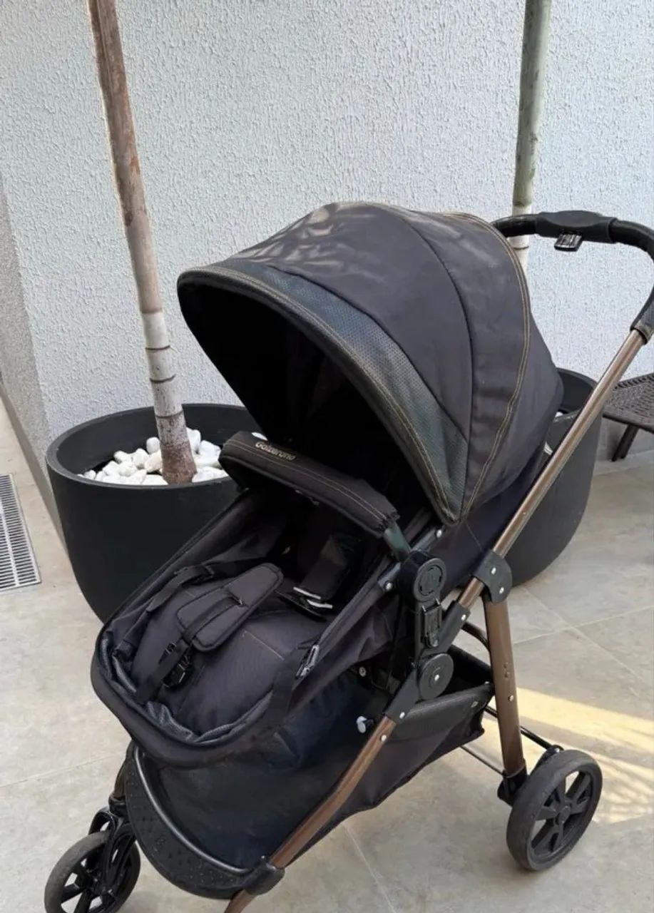 Kit completo carrinho+bebê conforto+ base - Foto 2