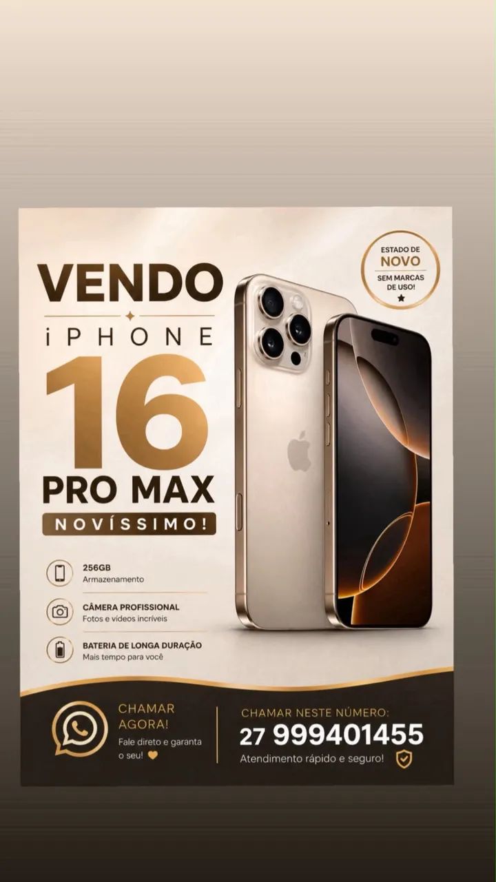 Vendo iPhone 16 pro Max 