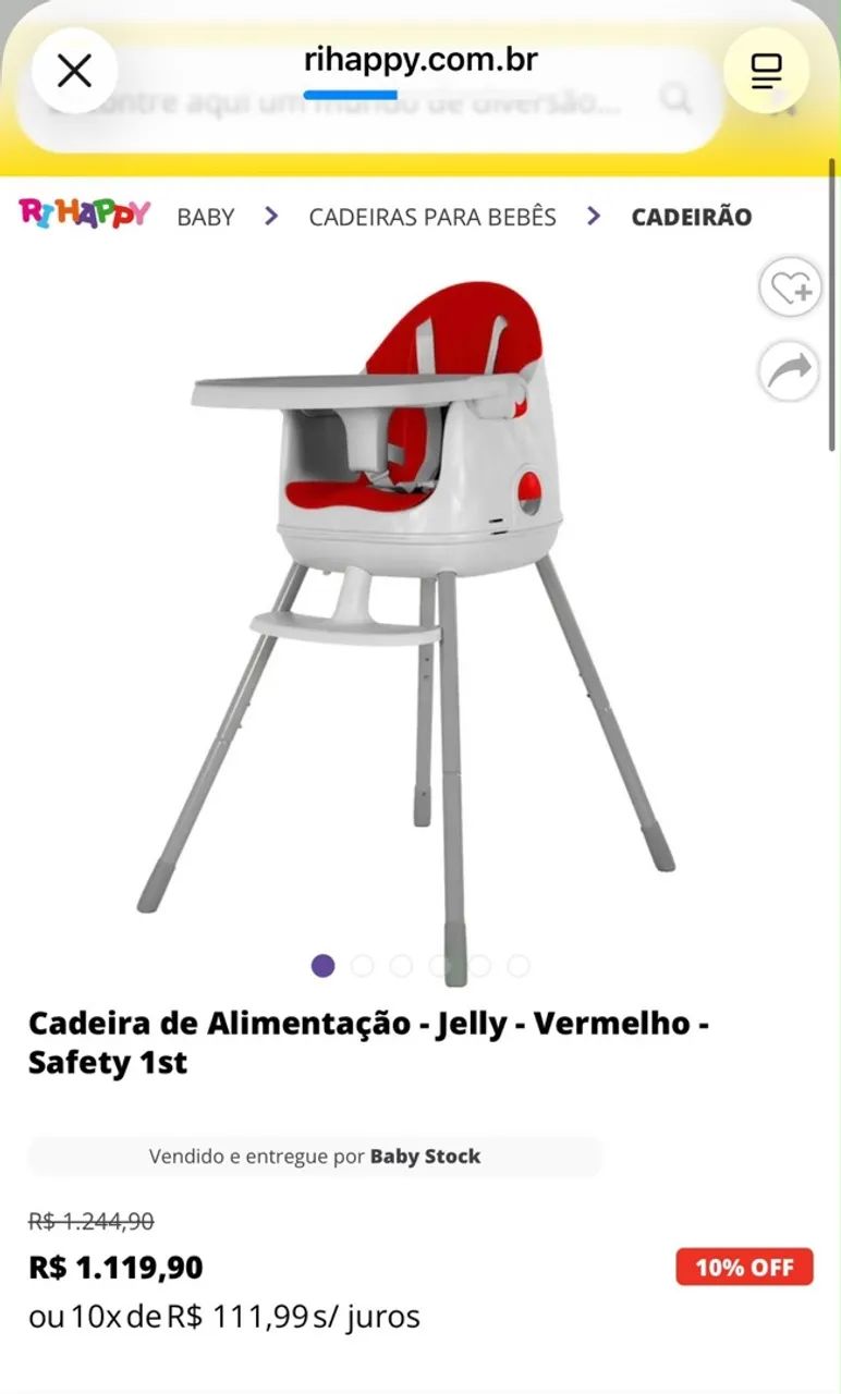 Cadeira de alimentação Jelly - Foto 3