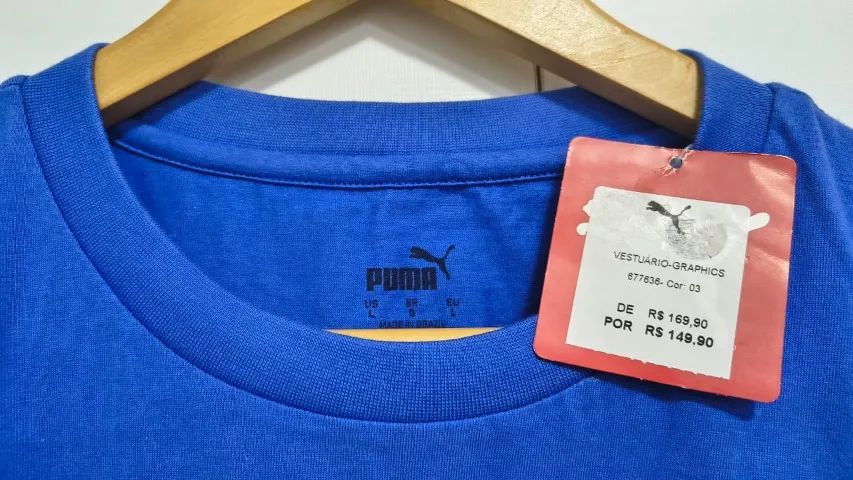 camiseta original puma - nova na etiqueta - Foto 2