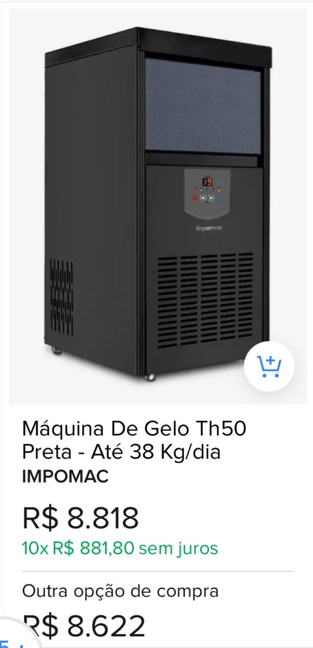 Máquina de gelo Impomac th50 - Foto 2