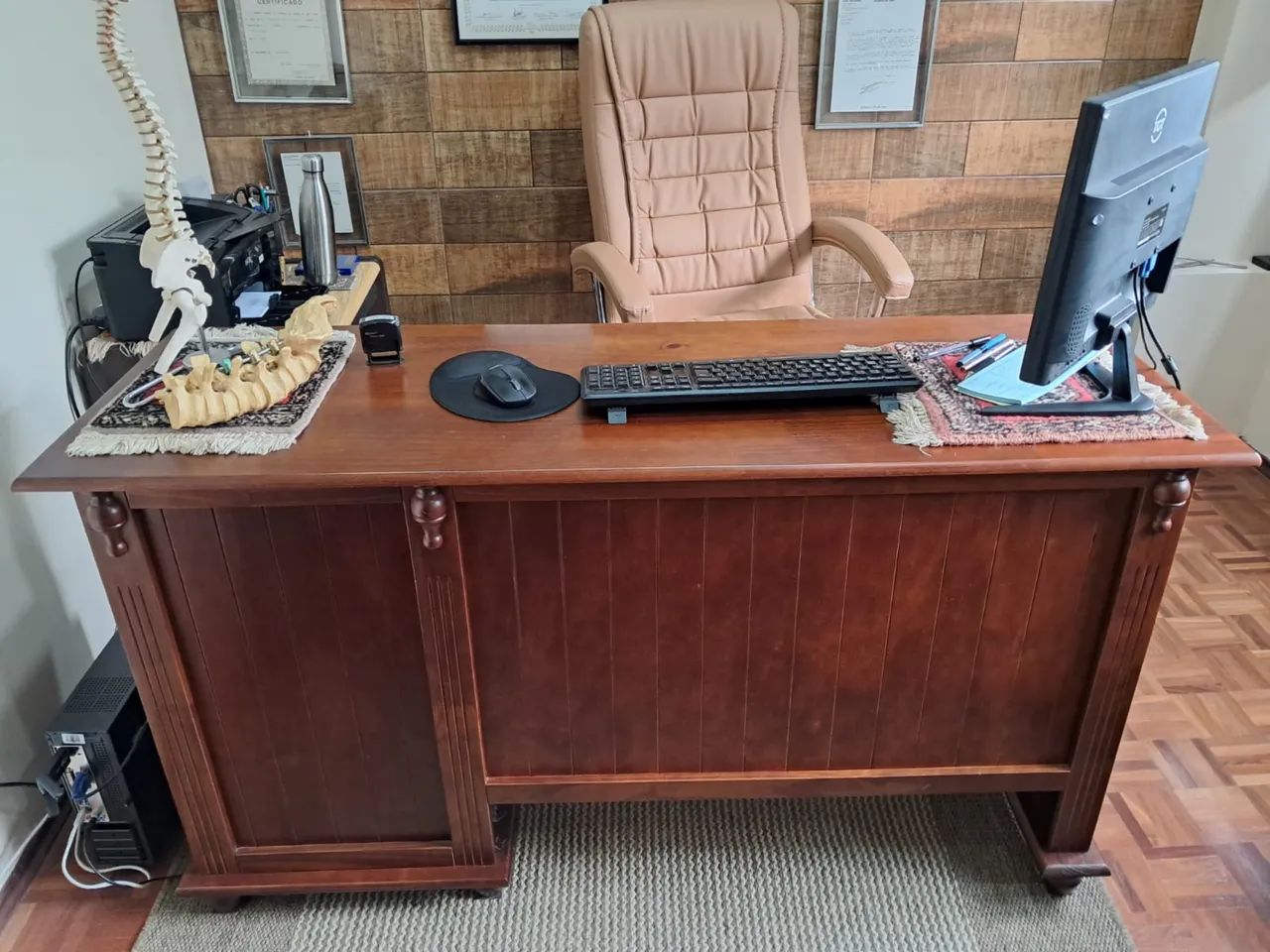 Cadeira Escritório Caramelo  - Foto 6