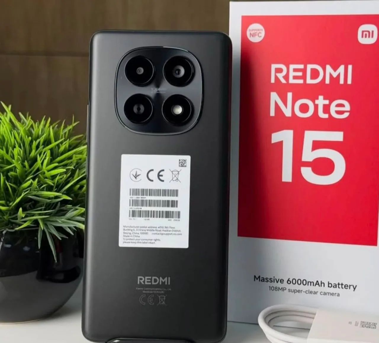 Lançamento Da Xiaomi Note 15 - 256Gb/8 Black 