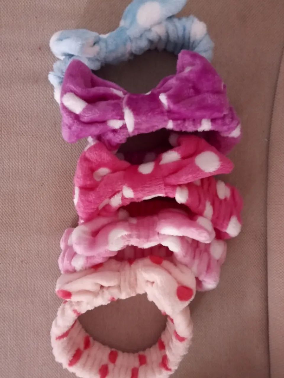 Faixa de cabelo para maquiagem 