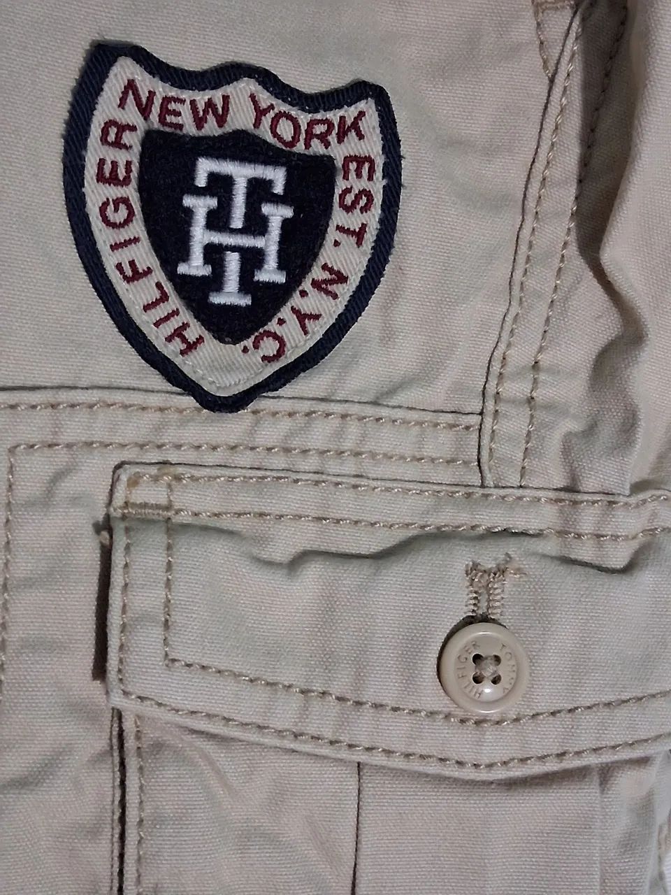 Calca sarja de bebê Tommy Hilfiger - TAM 2  - Foto 5