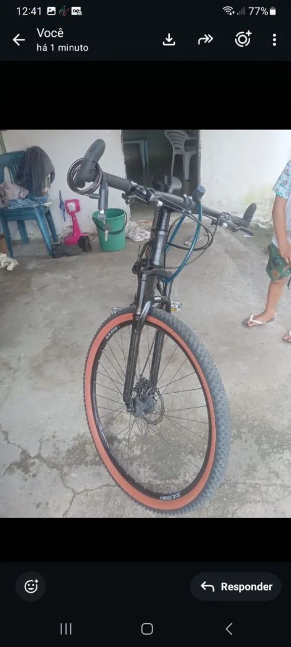 Estou vendendo uma bicicleta 