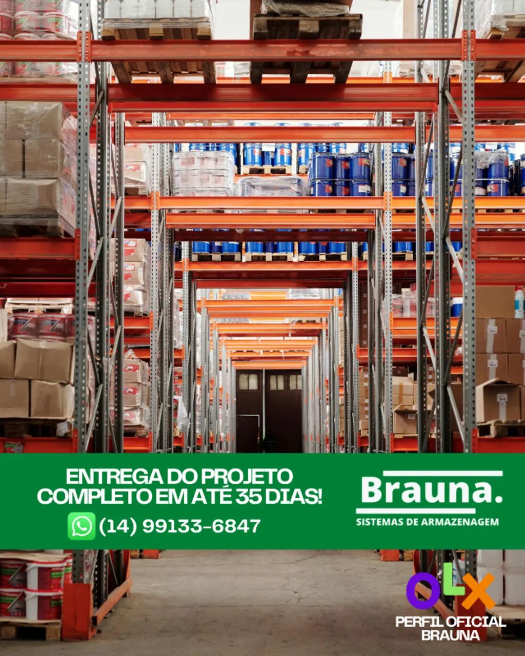 Sistema Drive-In / Drive-Through Brauna - Máxima Densidade