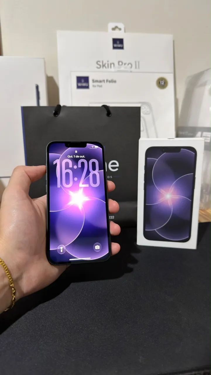 Iphone 17e 256gb Preto Impecável 