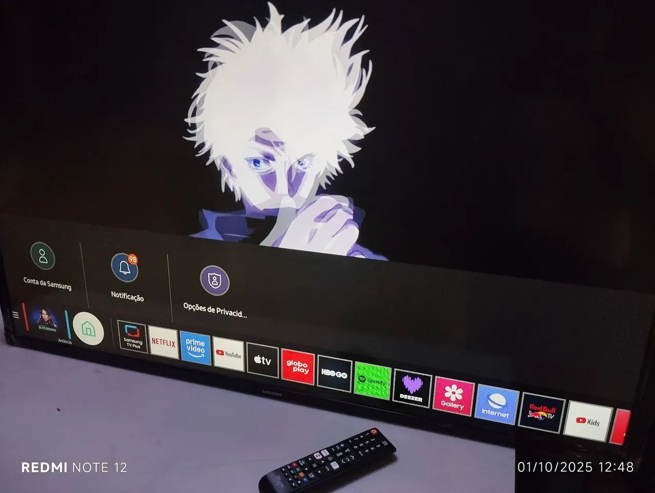 smarTv Samsung 43 polegadas, funcionando perfeitamente - Foto 2