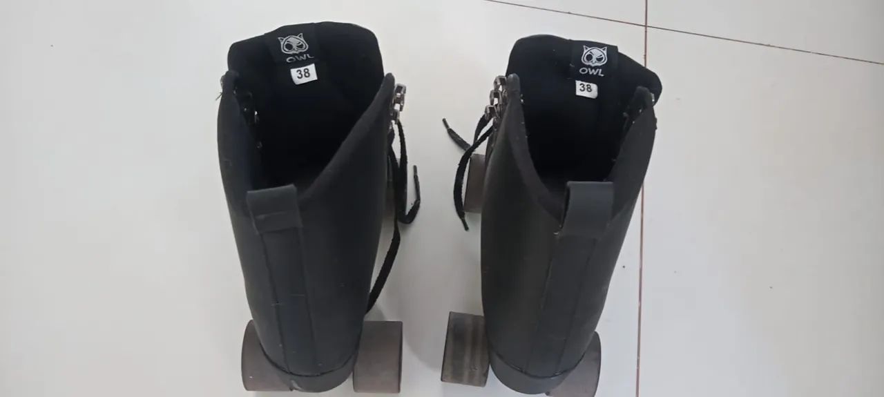 Patins  Seminovo Nr 38 com Kit de proteção - Foto 3