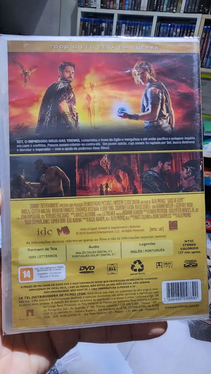 Dvd Deuses Do Egito Lacrado  - Foto 2