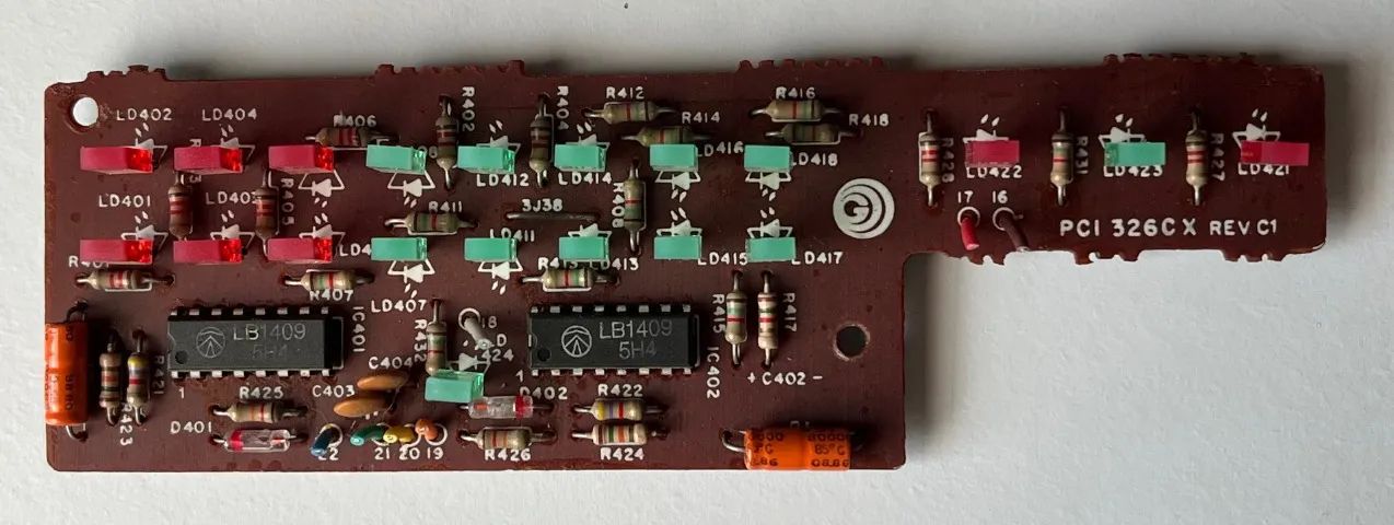 Tape Deck Gradiente Spect 87 Placa dos VU´s