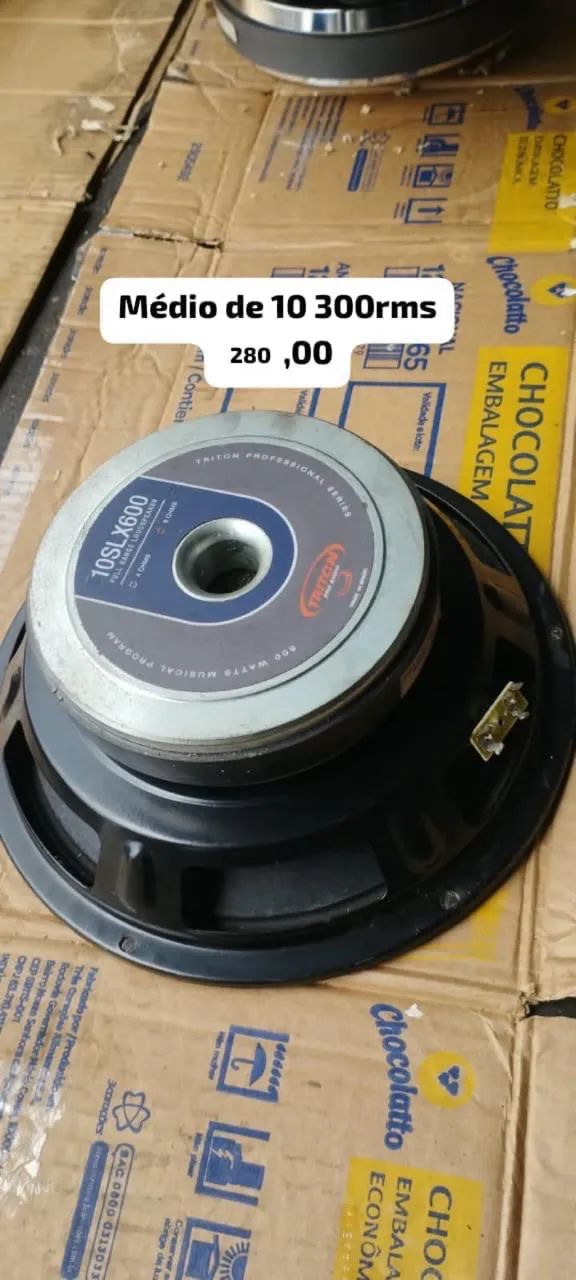 Médio triton 10 polegadas 300RMS nunca reformado todo original  - Foto 2