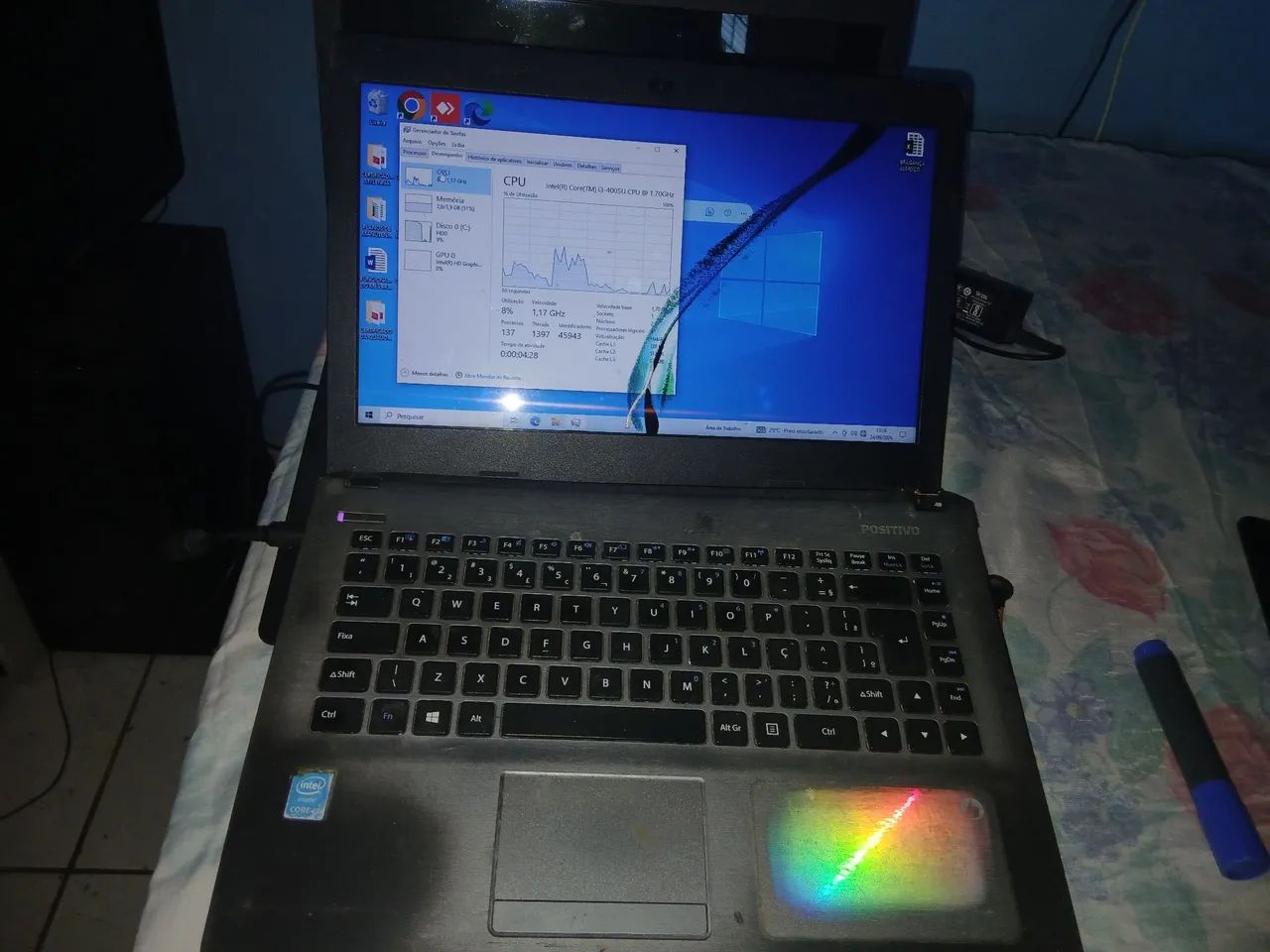 Notebook positivo funcionando perfeitamente pra venda !!! - Foto 3