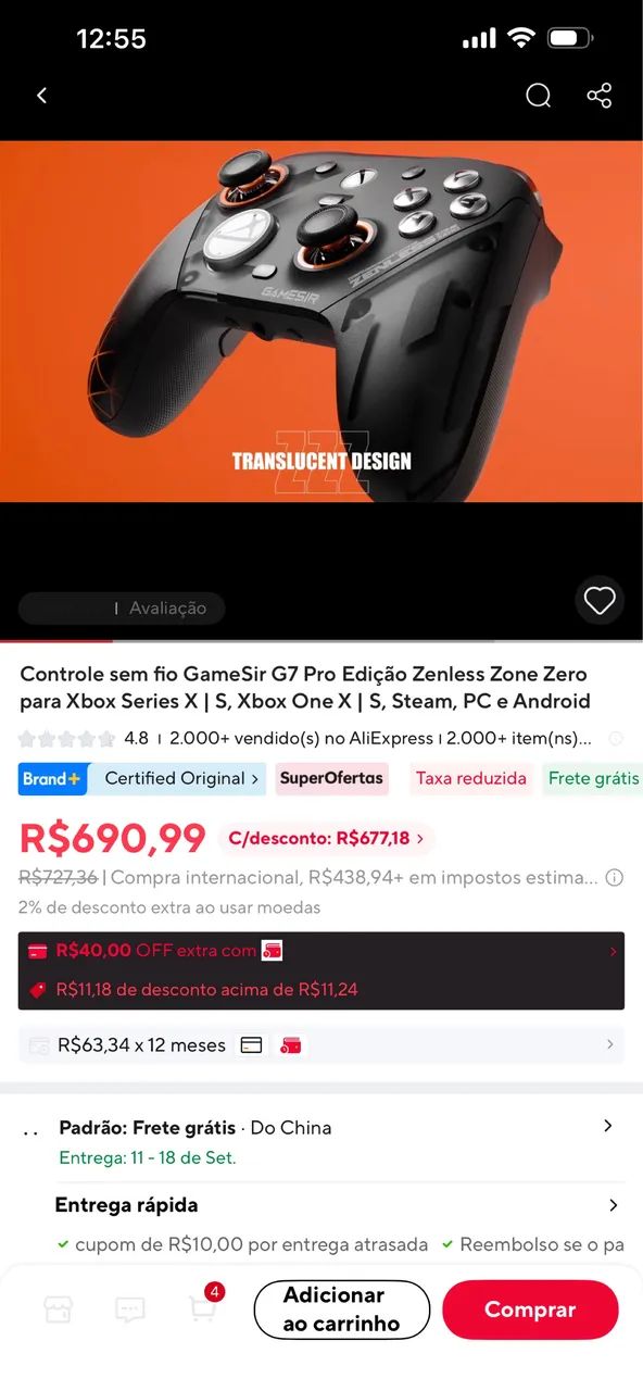Gamesir G7 Pro ZZZ - Foto 3