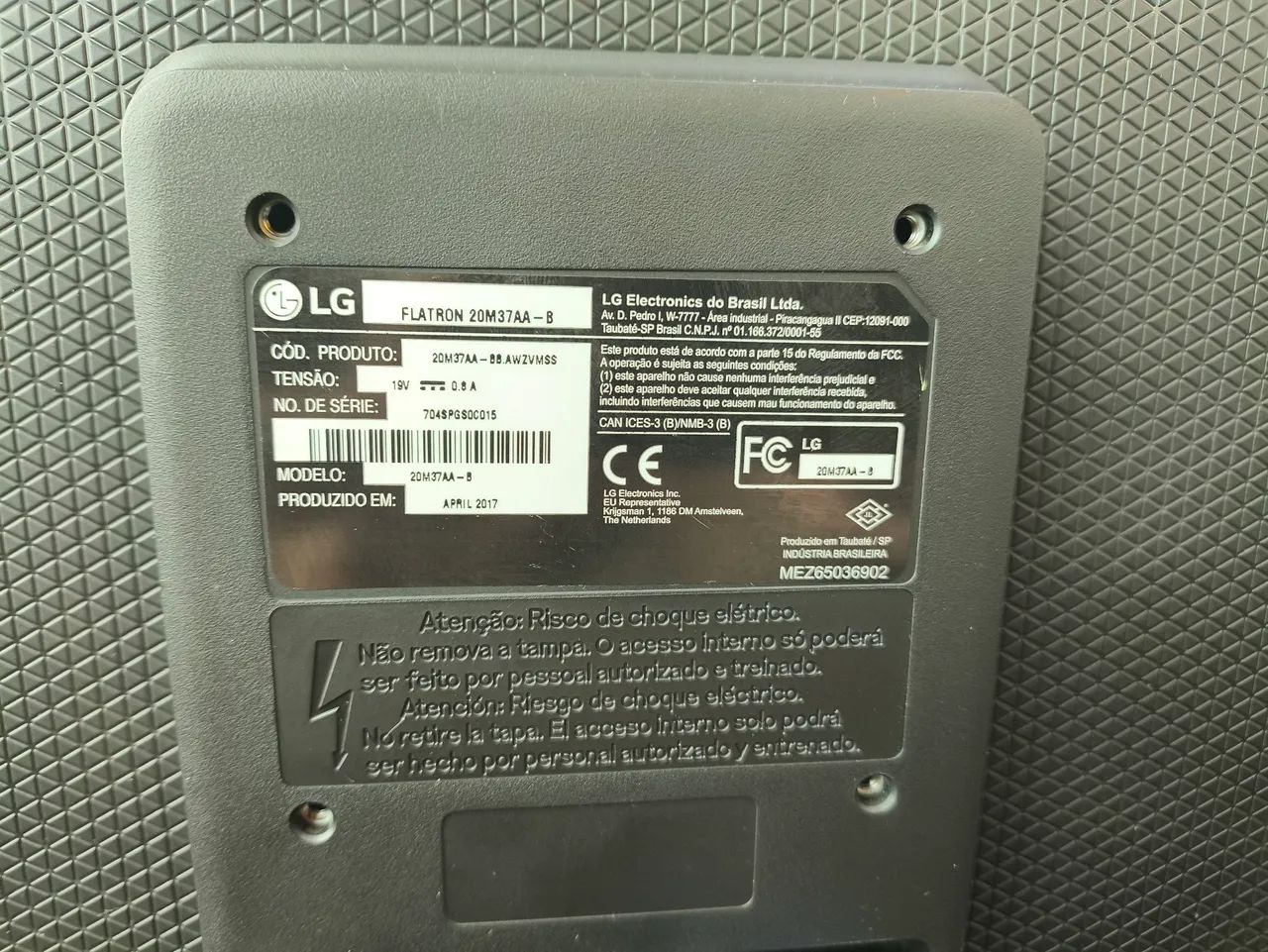 Monitor LG Flatron 20M37AA-B - Ótimo Custo-Benefício! - Foto 3
