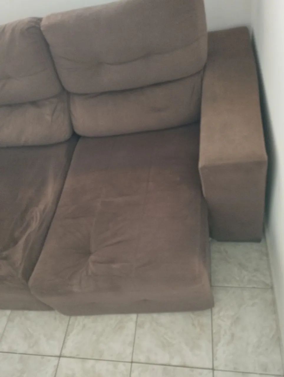 Sofá cama com avarias ( bom para reformar) - Foto 2