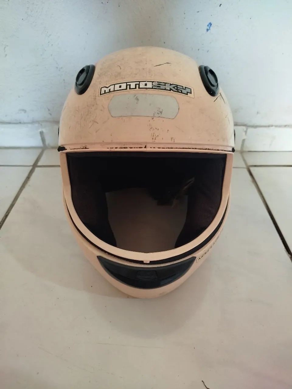 Capacete rosa 