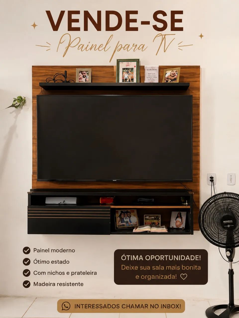 ? PAINEL PARA TV ATÉ 65 POLEGADAS